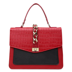 Bolsa Feminina Média Paris Vermelho Ferrari